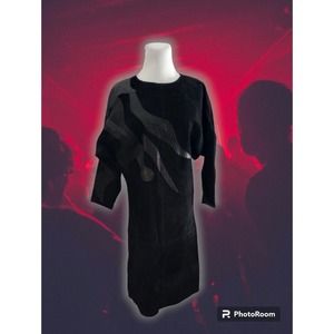 Exclusive Baez Leather Patchwork Suede 80s Club Rodeo Southwestern Mini Sz 9/ 10